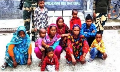 अवैध रूप से भारत में घुस रहे 10 बांग्लादेशियों को BSF ने पकड़ा, असम बॉर्डर पर हुआ एक्शन