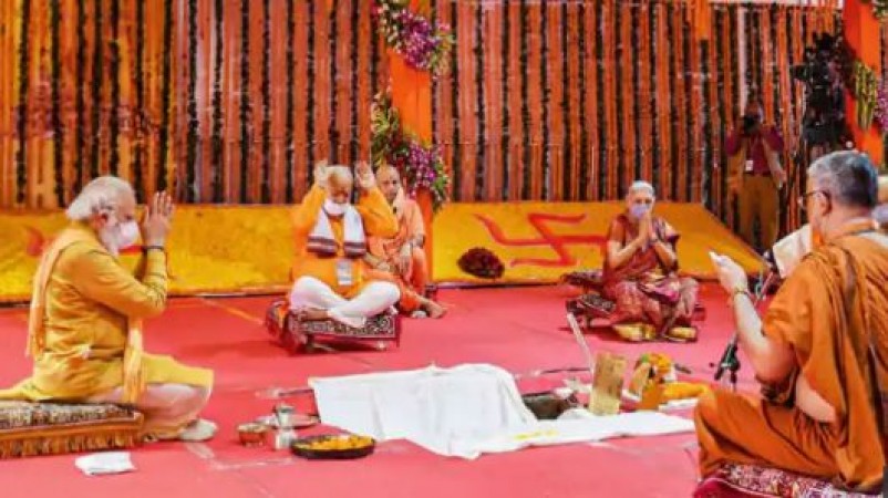 राम मंदिर भूमि पूजन को 16 करोड़ लोगों ने लाइव देखा, 200 चैनल्स पर हुआ प्रसारण
