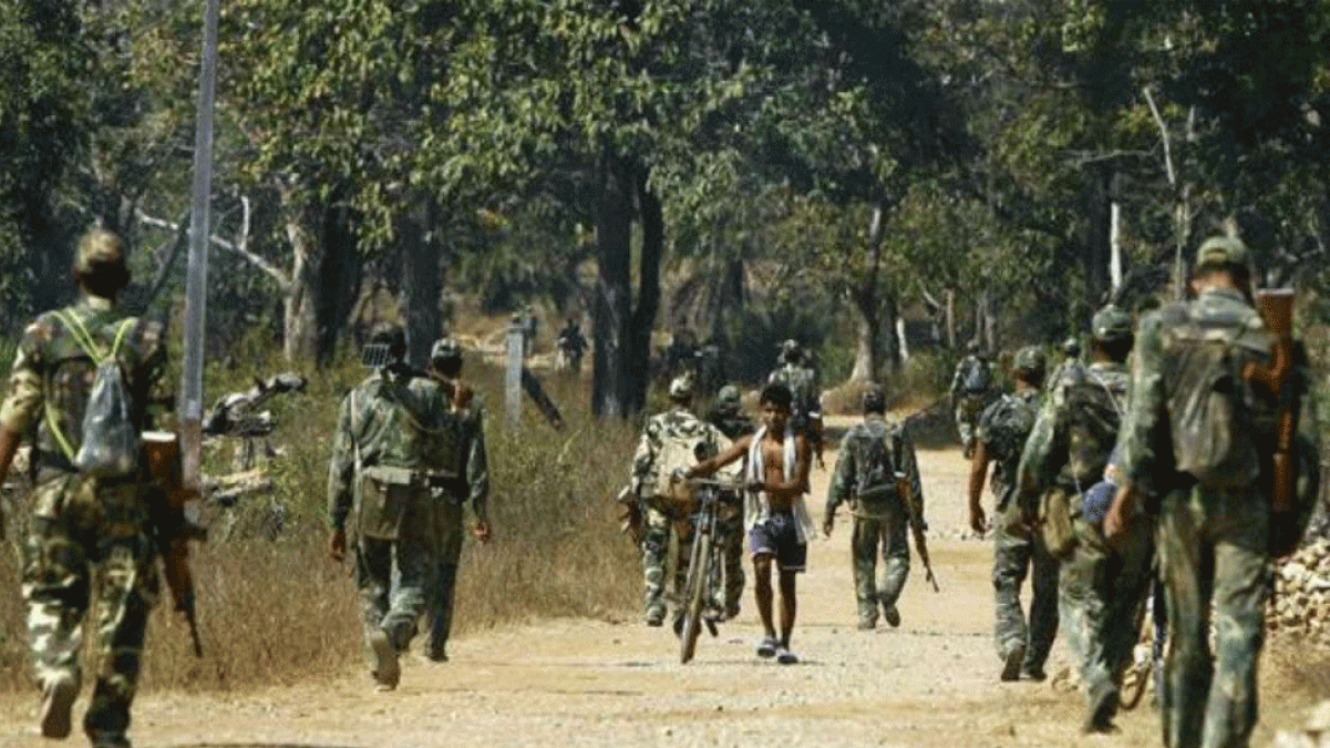 Encounter on Bihar-Jharkhand border, a naxalite killed