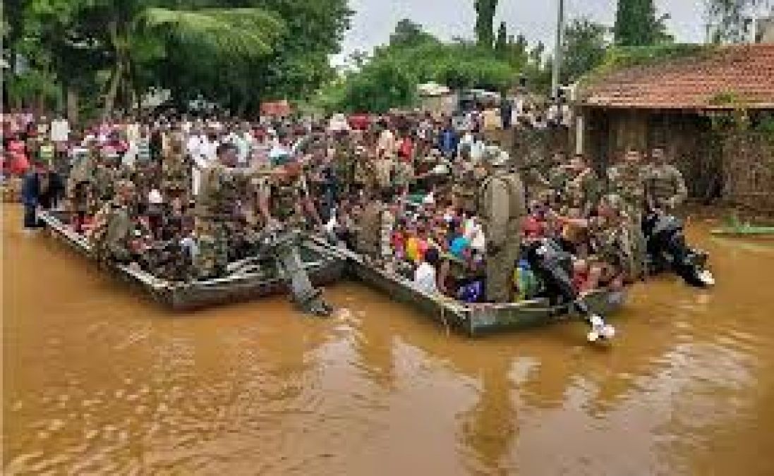 Flood disrupts normal life in country's south-west state
