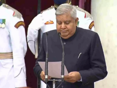 Jagdeep Dhankhar sworn in as 14th Vice President of India