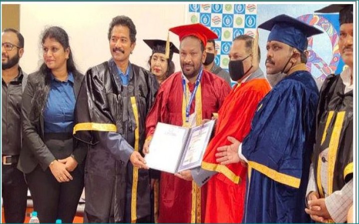 Telangana: MP Pasunuri Dayakar honoured with Doctorate title