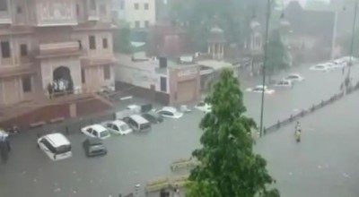 राजस्थान : 23 जिलों में बरसात से खतरा, जयपुर जैसे बन सकते है हालत