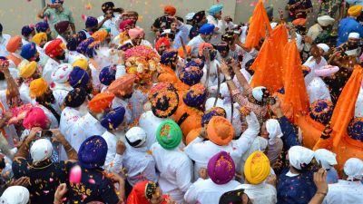 Nagar kirtan from Pakistan reaches India for the first time