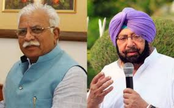 CM Khattar and CM Amarinder willhold meeting over Satluj-Yamuna link issue tomorrow