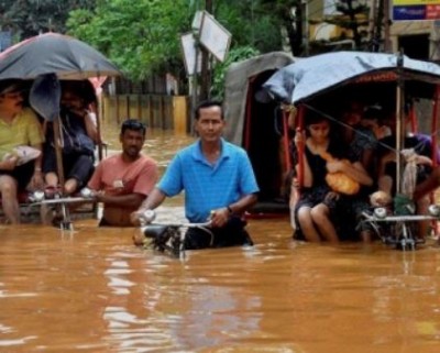 असम में बाढ़ की स्थिति में आया सुधार, ग्यारह हजार से ज्यादा लोग प्रभावित