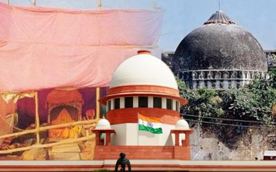 अयोध्या मामला LIVE: रामलला पक्ष ने अदालत को दिखाई तस्वीरें, कहा- खुदाई में मिले हिन्दू मंदिर के सबूत