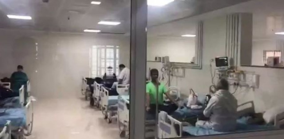 बल्लारी के अस्पताल में कोरोना मरीजों का इस तरह किया जा रहा है उपचार