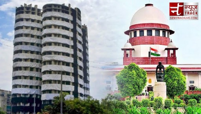 Why did SC ordered the demolition of Noida's Twin Towers?