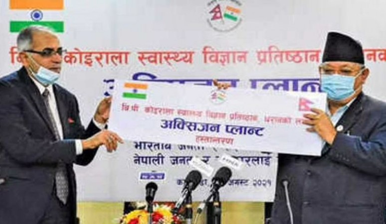 India gifts medical oxygen plant to Nepal to help corona epidemic