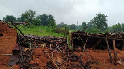 छत्तीसगढ़ में बारिश बानी जान की दुश्मन, घर गिरने से हुई एक की मौत