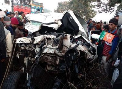 Jharkhand: Five killed in a tragic accident between Truck-Scorpio