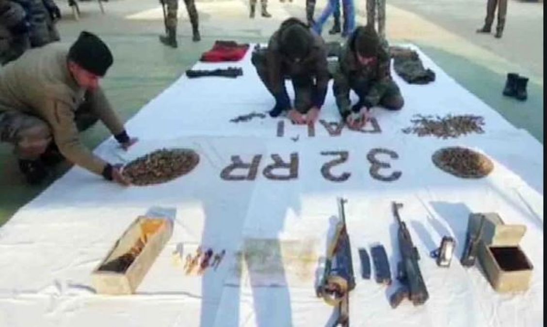 Army hands out a map of Infiltration of terrorists, security forces sealed the route
