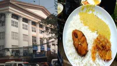 Patients' food being sold in medical college, pulses-rice-fish-vegetable available for 20 rupees