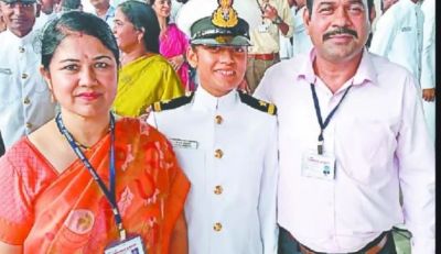 This girl fulfilled her family's dream, become Indian coast guard officer in the Navy