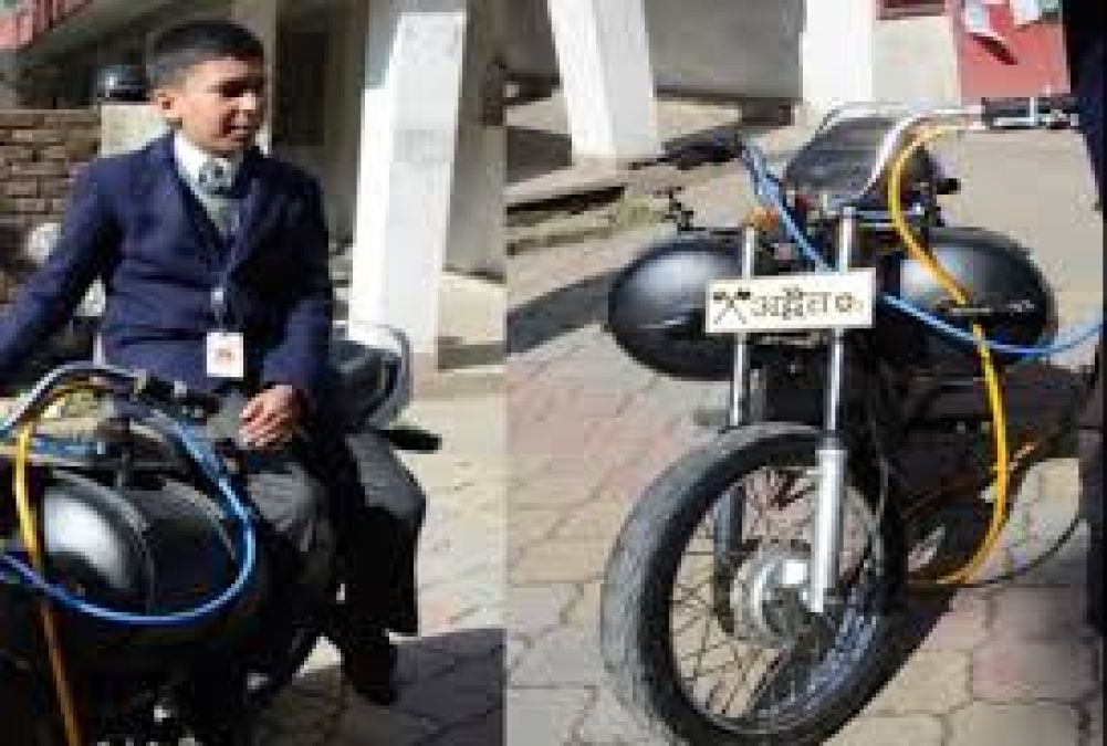 न पेट्रोल का खर्च न प्रदूषण का डर, इस 11 साल के बच्चे ने बनाई अनोखी बाइक