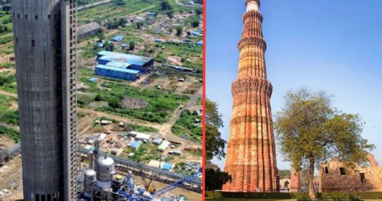 UP: Tower of Gorakhpur's fertilizer factory twice as high as Qutub Minar