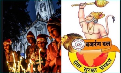 क्रिसमस पर हिंदू अगर चर्च गए तो पीटा जाएगा: बजरंग दल