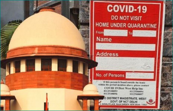 कोई भी राज्य COVID-19 मरीजों के घरों के बाहर न लगाए पोस्टर: SC