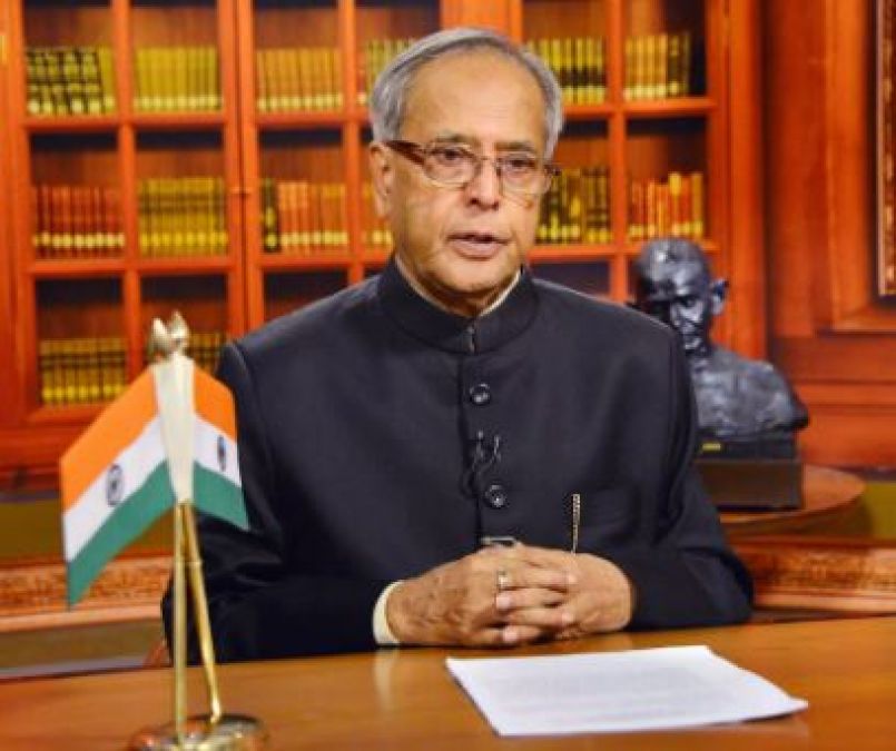 Bharat Ratna Pranab Mukherjee, former President of India celebrating his 84th birthday