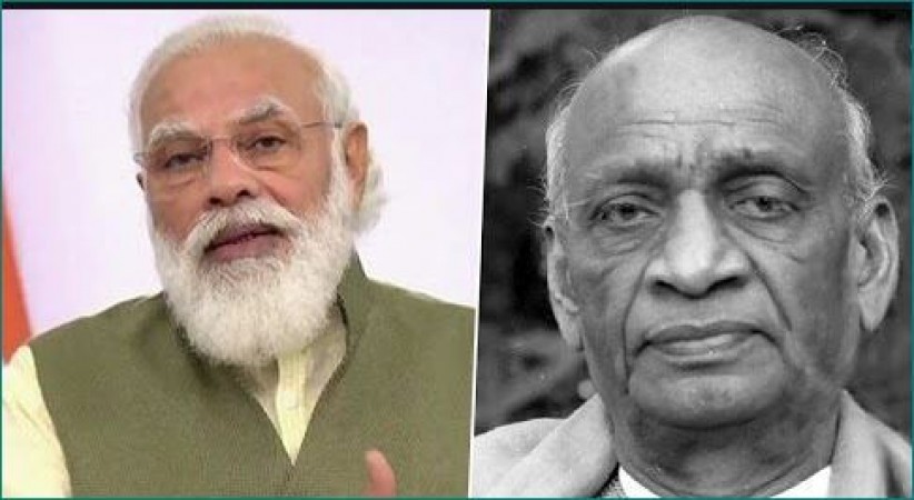 Today is the 70th death anniversary of Sardar Patel, PM Modi pays tribute