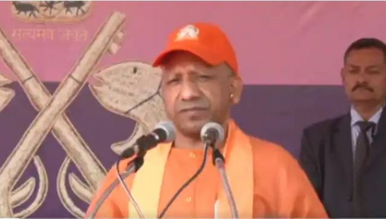 UP CM attends PAC foundation day celebrations, recalls attack on Ram Janmabhoomi