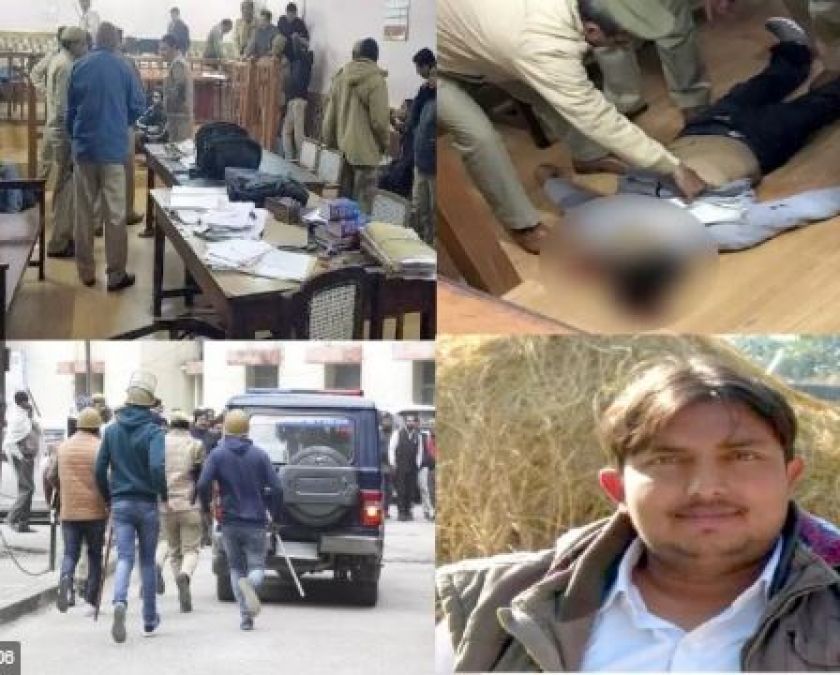 Court massacre: Jabbar escapes after shooting his fellow, caught in camera