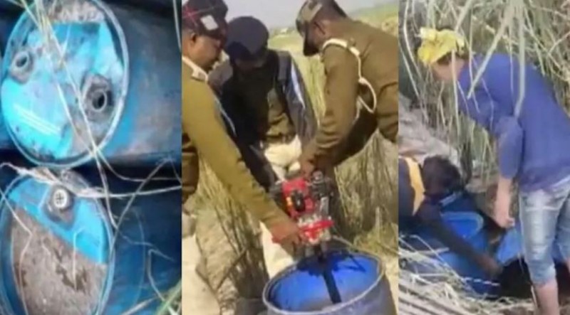 Police shocked to see '650 liters of liquor, 250 quintals of raw material'