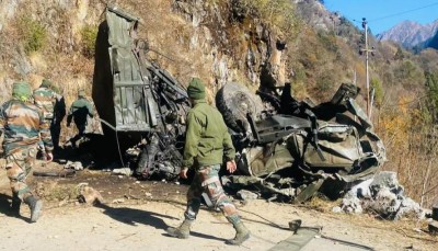 Army vehicle met with an accident in Sikkim, 16 soldiers martyred