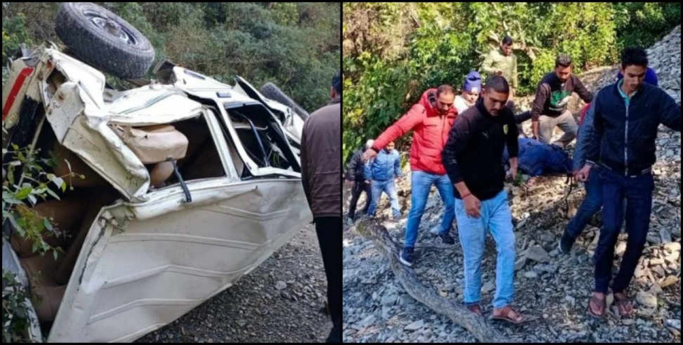Uttarakhand: Vehicle fell uncontrollably into a ditch, two people died