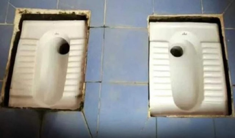 One toilet, Two seats... Yogi govt's action on negligence