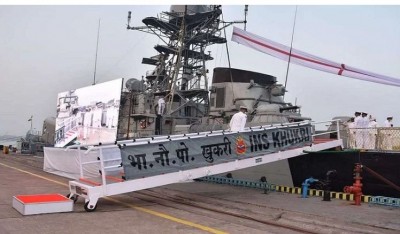 INS Khukri was decommissioned today after protecting the country for 32 years