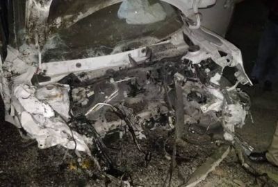 सड़क हादसे से बचे उत्तराखंड के राज्यमंत्री, कार हुई बुरी तरह से क्षतिग्रस्त