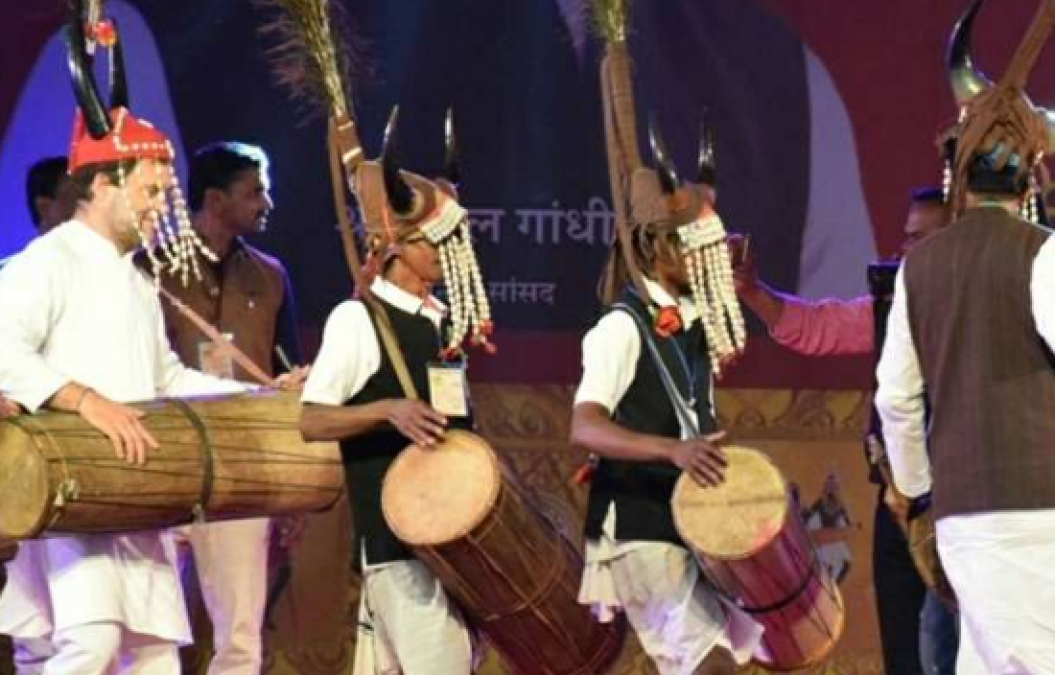 Rahul Gandhi dances with tribal community says, 