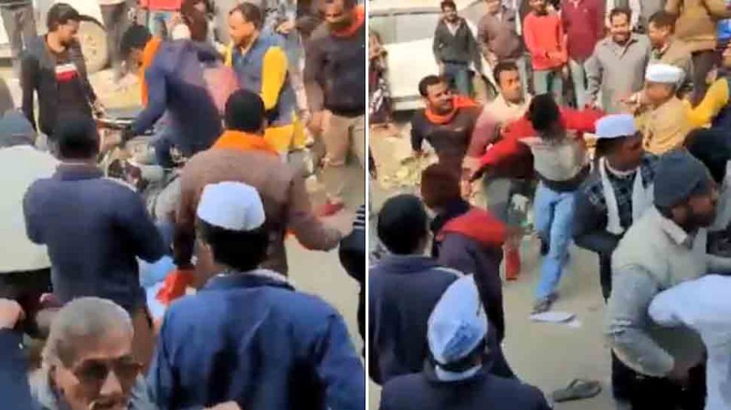 Delhi Assembly Elections: Clash between AAP and BJP, watch video here