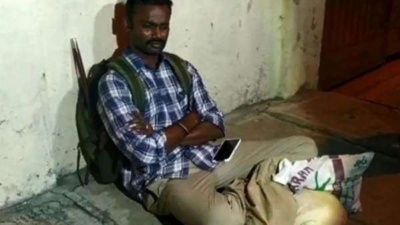 IPS officer sitting on strike outside house, ex-wife not letting him meet his children