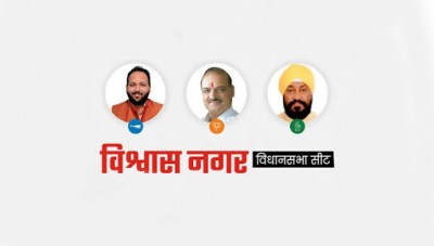 दिल्ली विधानसभा 2020 : विश्वास नगर से भाजपा उम्मीदवार ओपी शर्मा 914 मतों से आगे