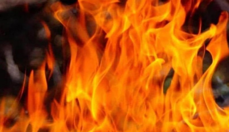 नोएडा के स्क्रैप गोदाम में लगी भीषण आग, 2 ट्रक जलकर हुए खाक