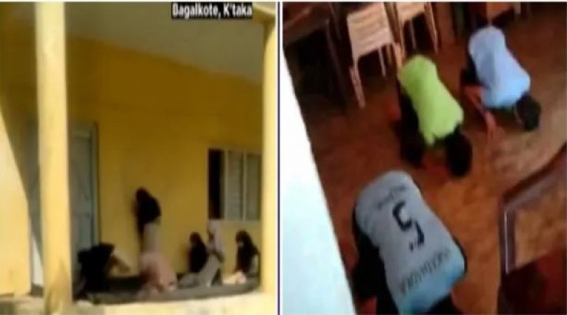 After hijab, insistence on 'namaz' in schools .., outrage among people after the video went viral