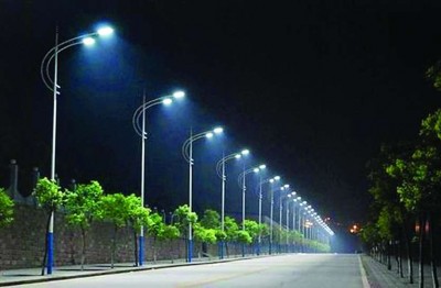 Big drone in LED street light of city, records not found in Municipal Corporation