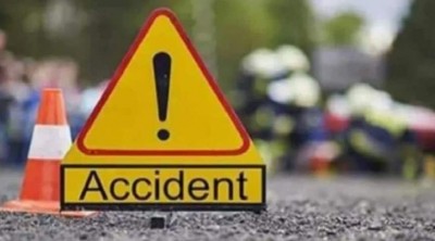 Speeding Mercedes rammed into a bullock cart, a security guard died in the accident