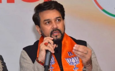 Union Minister Anurag Thakur's attack on Telangana CM, said- Pakistan, Congress and TRS have the same words