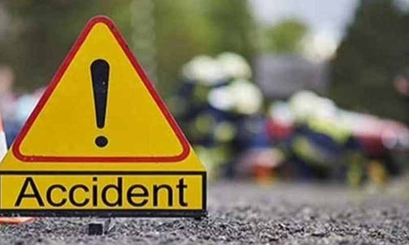 Painful accident: Father and son died in an accident while returning with pooja material