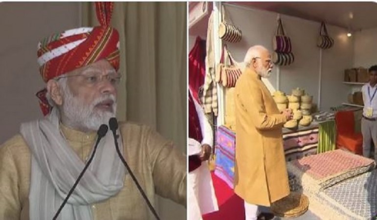 Inauguration of 'Aadi Mahotsav', PM Modi paid tribute to Lord Birsa Munda, Details inside...