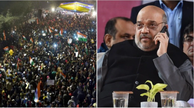 CAA Protest: Protesters march from Shaheenbagh to Amit Shah's house, not allowed by administration