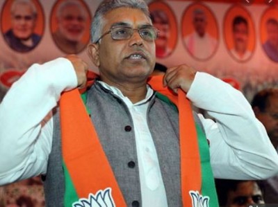 Shaheen Bagh: BJP President Ghosh attacked the opposition, Biryani is served from foreign funds