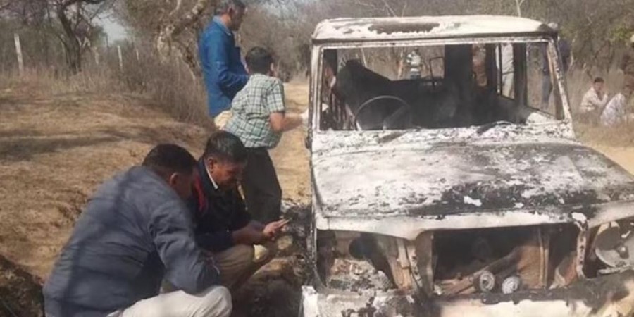Bajrang Dal activists burn 2 cow smugglers alive! Case registered