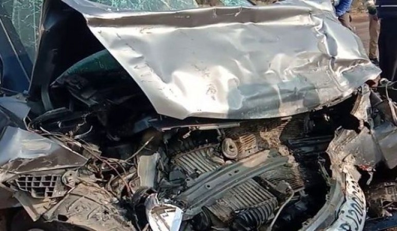 Accident reported on Kota-Rawatbhata road due to collision