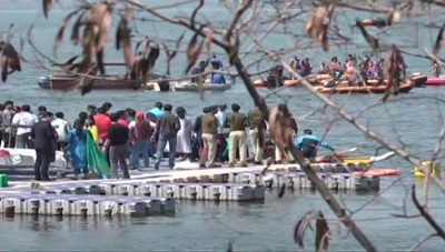 भोपाल की बड़ी झील में पलटी नाव, IPS अफसरों समेत 8 लोग थे सवार
