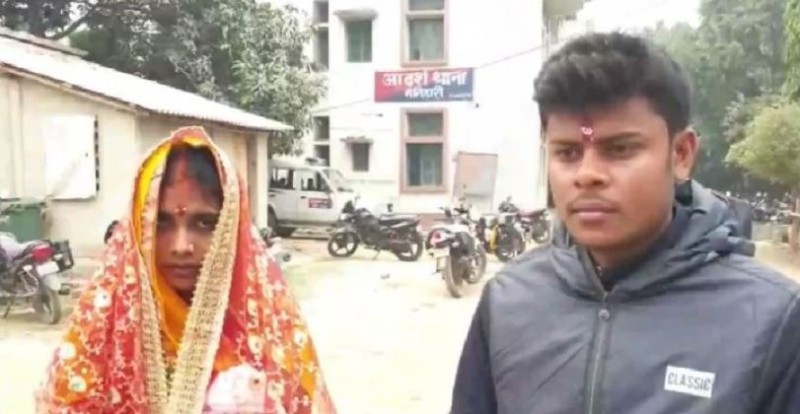 Girl student got married while going for matriculation examination
